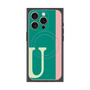 プレミアムパネル with MagSafe［ オリジナル - initial color line - U green ］