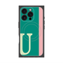 プレミアムパネル with MagSafe［ オリジナル - initial color line - U green ］