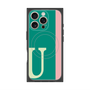 プレミアムパネル with MagSafe［ オリジナル - initial color line - U green ］