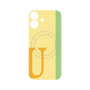 プレミアムパネル with MagSafe［ オリジナル - initial color line - U yellow ］