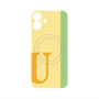 プレミアムパネル with MagSafe［ オリジナル - initial color line - U yellow ］