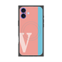 プレミアムパネル with MagSafe［ オリジナル - initial color line - V pink ］