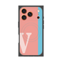 プレミアムパネル with MagSafe［ オリジナル - initial color line - V pink ］