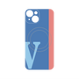 プレミアムパネル with MagSafe［ オリジナル - initial color line - V blue ］