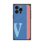 プレミアムパネル with MagSafe［ オリジナル - initial color line - V blue ］
