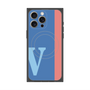 プレミアムパネル with MagSafe［ オリジナル - initial color line - V blue ］