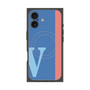 プレミアムパネル with MagSafe［ オリジナル - initial color line - V blue ］