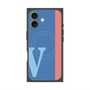 プレミアムパネル with MagSafe［ オリジナル - initial color line - V blue ］
