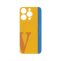 プレミアムパネル with MagSafe［ オリジナル - initial color line - V orange ］