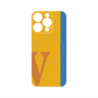 プレミアムパネル with MagSafe［ オリジナル - initial color line - V orange ］