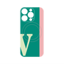 プレミアムパネル with MagSafe［ オリジナル - initial color line - V green ］