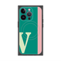 プレミアムパネル with MagSafe［ オリジナル - initial color line - V green ］