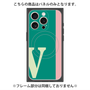 プレミアムパネル with MagSafe［ オリジナル - initial color line - V green ］