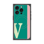 プレミアムパネル with MagSafe［ オリジナル - initial color line - V green ］
