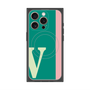 プレミアムパネル with MagSafe［ オリジナル - initial color line - V green ］