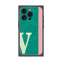 プレミアムパネル with MagSafe［ オリジナル - initial color line - V green ］