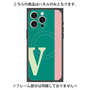 プレミアムパネル with MagSafe［ オリジナル - initial color line - V green ］