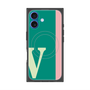 プレミアムパネル with MagSafe［ オリジナル - initial color line - V green ］