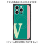 プレミアムパネル with MagSafe［ オリジナル - initial color line - V green ］