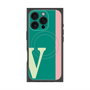プレミアムパネル with MagSafe［ オリジナル - initial color line - V green ］