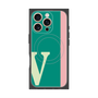 プレミアムパネル with MagSafe［ オリジナル - initial color line - V green ］