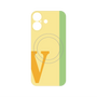 プレミアムパネル with MagSafe［ オリジナル - initial color line - V yellow ］
