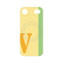 プレミアムパネル with MagSafe［ オリジナル - initial color line - V yellow ］