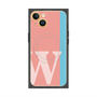 プレミアムパネル with MagSafe［ オリジナル - initial color line - W pink ］