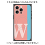 プレミアムパネル with MagSafe［ オリジナル - initial color line - W pink ］