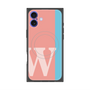 プレミアムパネル with MagSafe［ オリジナル - initial color line - W pink ］