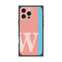 プレミアムパネル with MagSafe［ オリジナル - initial color line - W pink ］