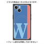 プレミアムパネル with MagSafe［ オリジナル - initial color line - W blue ］