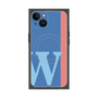 プレミアムパネル with MagSafe［ オリジナル - initial color line - W blue ］
