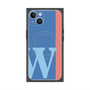 プレミアムパネル with MagSafe［ オリジナル - initial color line - W blue ］