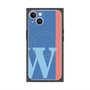 プレミアムパネル with MagSafe［ オリジナル - initial color line - W blue ］