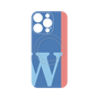 プレミアムパネル with MagSafe［ オリジナル - initial color line - W blue ］