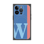 プレミアムパネル with MagSafe［ オリジナル - initial color line - W blue ］