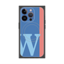 プレミアムパネル with MagSafe［ オリジナル - initial color line - W blue ］