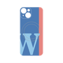 プレミアムパネル with MagSafe［ オリジナル - initial color line - W blue ］