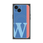 プレミアムパネル with MagSafe［ オリジナル - initial color line - W blue ］