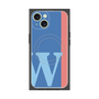 プレミアムパネル with MagSafe［ オリジナル - initial color line - W blue ］