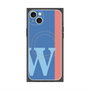 プレミアムパネル with MagSafe［ オリジナル - initial color line - W blue ］