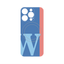 プレミアムパネル with MagSafe［ オリジナル - initial color line - W blue ］