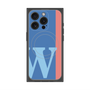 プレミアムパネル with MagSafe［ オリジナル - initial color line - W blue ］
