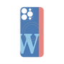 プレミアムパネル with MagSafe［ オリジナル - initial color line - W blue ］