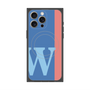 プレミアムパネル with MagSafe［ オリジナル - initial color line - W blue ］
