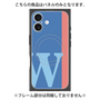 プレミアムパネル with MagSafe［ オリジナル - initial color line - W blue ］