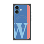 プレミアムパネル with MagSafe［ オリジナル - initial color line - W blue ］