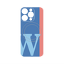 プレミアムパネル with MagSafe［ オリジナル - initial color line - W blue ］