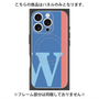 プレミアムパネル with MagSafe［ オリジナル - initial color line - W blue ］